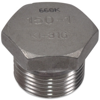 Threaded Fitting, Rustfri, ISO 4144, Prop, 1/8", AISI316