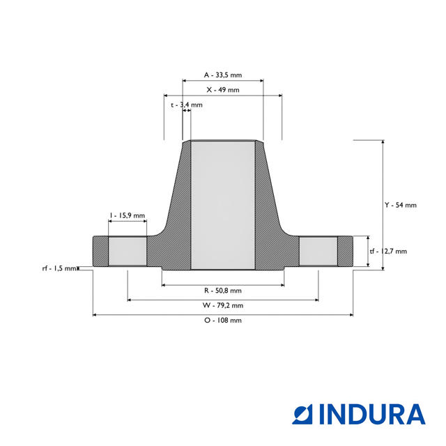 Welding neck Flansch