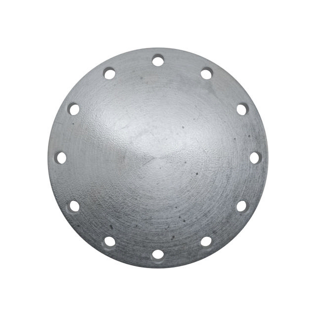 Flanges, HDG, Sort, EN 1092-1, Blindflange, T:05, PN10, A, DN250, S235JR, 1.0038, 
