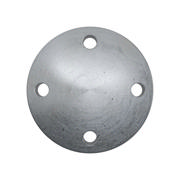 Flanges, HDG, Sort, EN 1092-1, Blindflange, T:05, PN10-16, A, DN50, P250GH, 1.0460, 