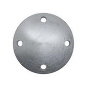 Flanges, HDG, Sort, EN 1092-1, Blindflange, T:05, PN10-16, A, DN65, P250GH, 1.0460, 