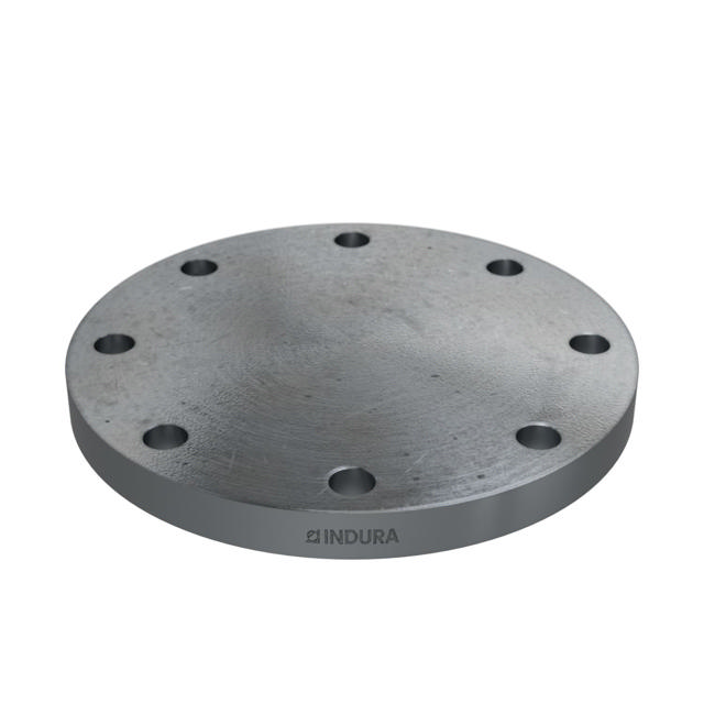 Flanges, HDG, Sort, EN 1092-1, Blindflange, T:05, PN10-16, A, DN125, P250GH, 1.0460, 