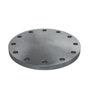 Flanges, HDG, Sort, EN 1092-1, Blindflange, T:05, PN16, A, DN200, S235JR, 1.0038, 