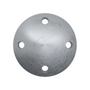 Flanges, HDG, Sort, EN 1092-1, Blindflange, T:05, PN25-40, A, DN50, P250GH, 1.0460, 