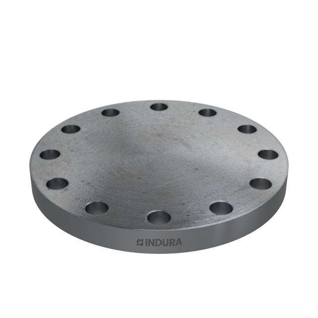 Flanges, HDG, Sort, EN 1092-1, Blindflange, T:05, PN40, A, DN200, P250GH, 1.0460, 