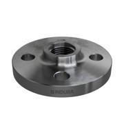 Flanges, Sort, EN 1092-1, Gevindflange, T:13, PN6, B1, DN15, 1/2", P250GH, 1.0460, 