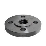 Flanges, Sort, EN 1092-1, Gevindflange, T:13, PN6, B1, DN15, 1/2", P250GH, 1.0460, 