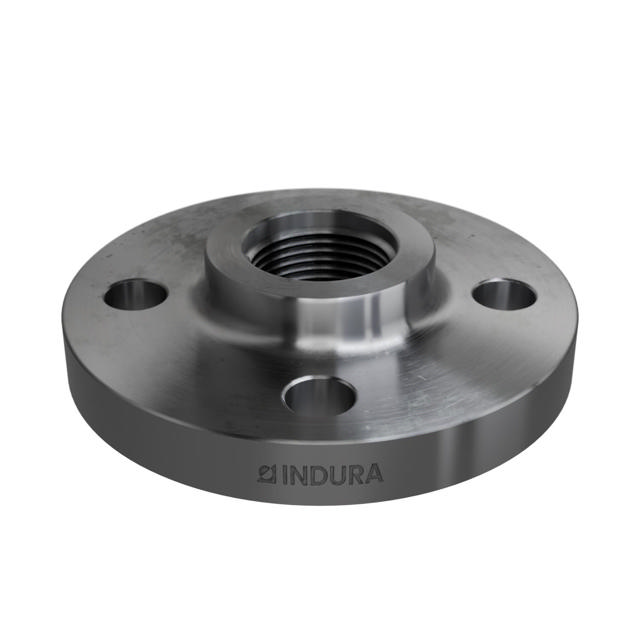 Flanges, Sort, EN 1092-1, Gevindflange, T:13, PN6, B1, DN20, 3/4", P250GH, 1.0460, 