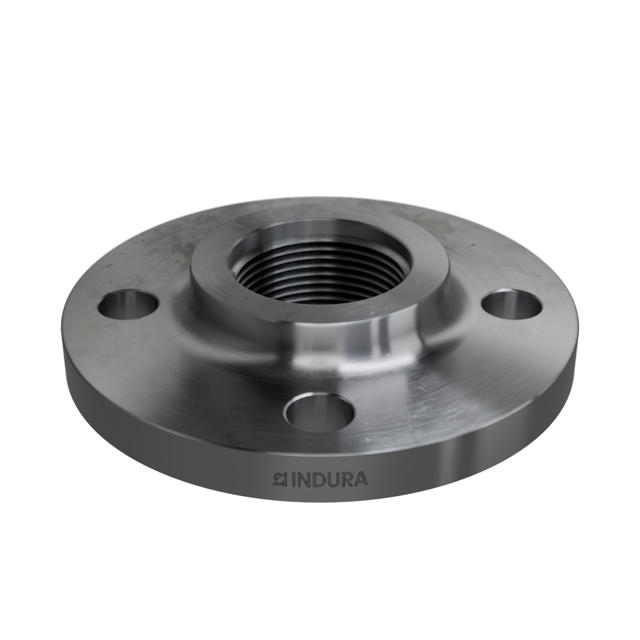 Flanges, Sort, EN 1092-1, Gevindflange, T:13, PN6, B1, DN32, 1 1/4", P250GH, 1.0460, 
