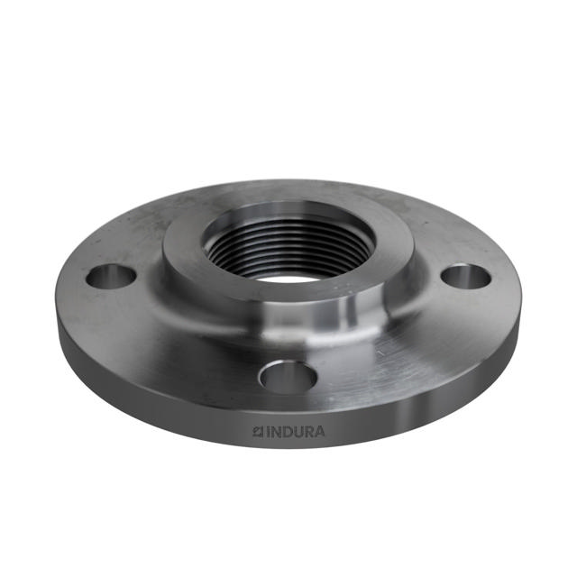 Flanges, Sort, EN 1092-1, Gevindflange, T:13, PN6, B1, DN40, 1 1/2", P250GH, 1.0460, 
