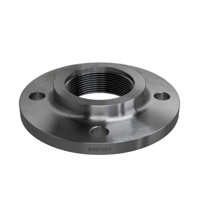 Flanges, Sort, EN 1092-1, Gevindflange, T:13, PN6, B1, DN50, 2", P250GH, 1.0460, 