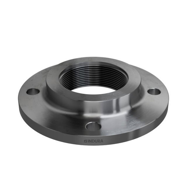 Flanges, Sort, EN 1092-1, Gevindflange, T:13, PN6, B1, DN65, 2 1/2", P250GH, 1.0460, 