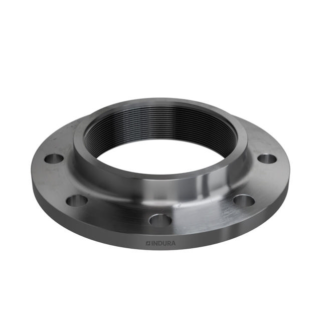 Flanges, Sort, EN 1092-1, Gevindflange, T:13, PN6, B1, DN125, 5", P250GH, 1.0460, 
