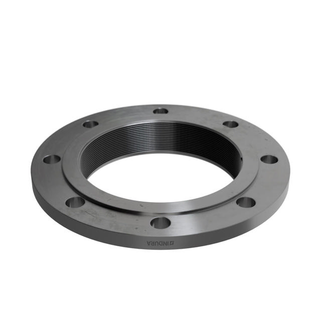 Flanges, Sort, EN 1092-1, Gevindflange, T:13, PN6, B1, DN150, 6", P250GH, 1.0460, 