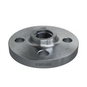 Flanges, HDG, Sort, EN 1092-1, Gevindflange, T:13, PN6, B1, DN15, 1/2", P250GH, 1.0460, 