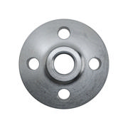 Flanges, HDG, Sort, EN 1092-1, Gevindflange, T:13, PN6, B1, DN15, 1/2", P250GH, 1.0460, 