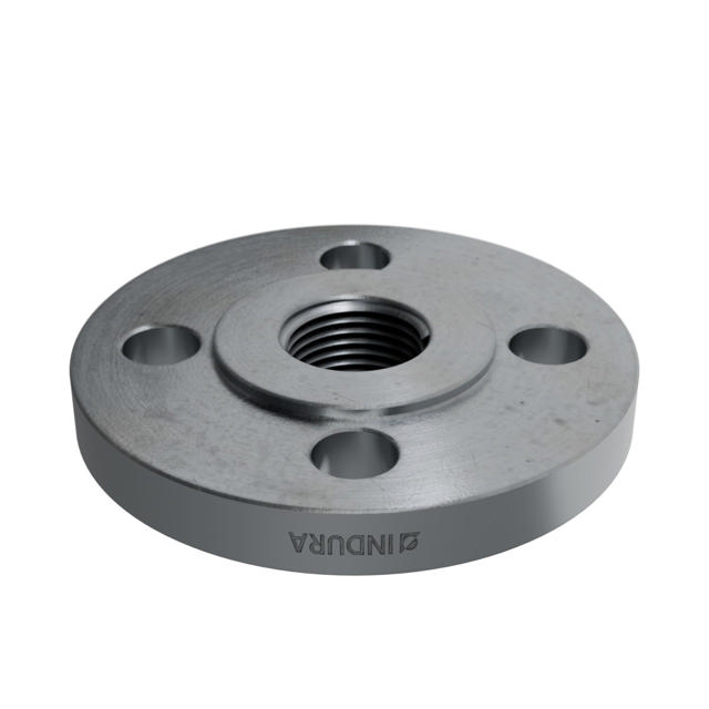 Flanges, HDG, Sort, EN 1092-1, Gevindflange, T:13, PN6, B1, DN15, 1/2", P250GH, 1.0460, 