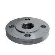 Flanges, HDG, Sort, EN 1092-1, Gevindflange, T:13, PN6, B1, DN20, 3/4", P250GH, 1.0460, 