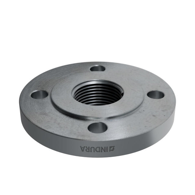 Flanges, HDG, Sort, EN 1092-1, Gevindflange, T:13, PN6, B1, DN25, 1", P250GH, 1.0460, 