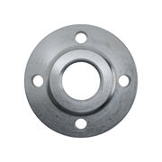 Flanges, HDG, Sort, EN 1092-1, Gevindflange, T:13, PN6, B1, DN40, 1 1/2", P250GH, 1.0460, 