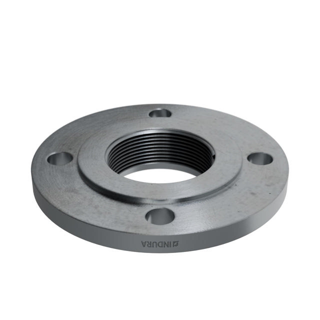 Flanges, HDG, Sort, EN 1092-1, Gevindflange, T:13, PN6, B1, DN50, 2", P250GH, 1.0460, 