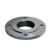Flanges, HDG, Sort, EN 1092-1, Gevindflange, T:13, PN6, B1, DN65, 2 1/2", P250GH, 1.0460, 