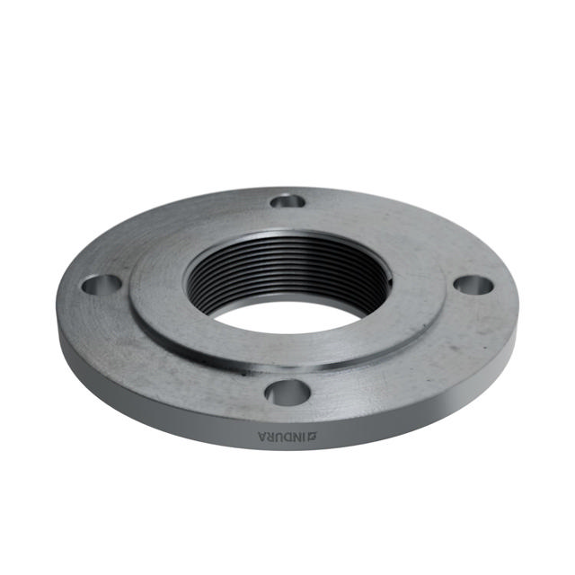 Flanges, HDG, Sort, EN 1092-1, Gevindflange, T:13, PN6, B1, DN65, 2 1/2", P250GH, 1.0460, 
