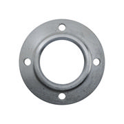 Flanges, HDG, Sort, EN 1092-1, Gevindflange, T:13, PN6, B1, DN100, 4", P250GH, 1.0460, 