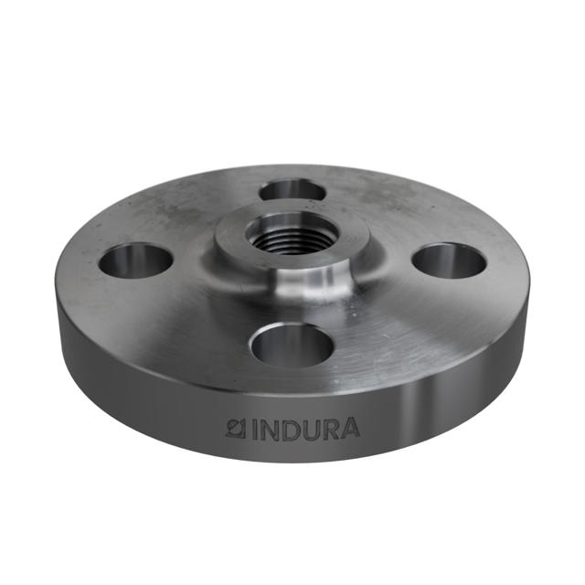 Flanges, Sort, EN 1092-1, Gevindflange, T:13, PN10-40, B1, DN10, 3/8", P250GH, 1.0460, 