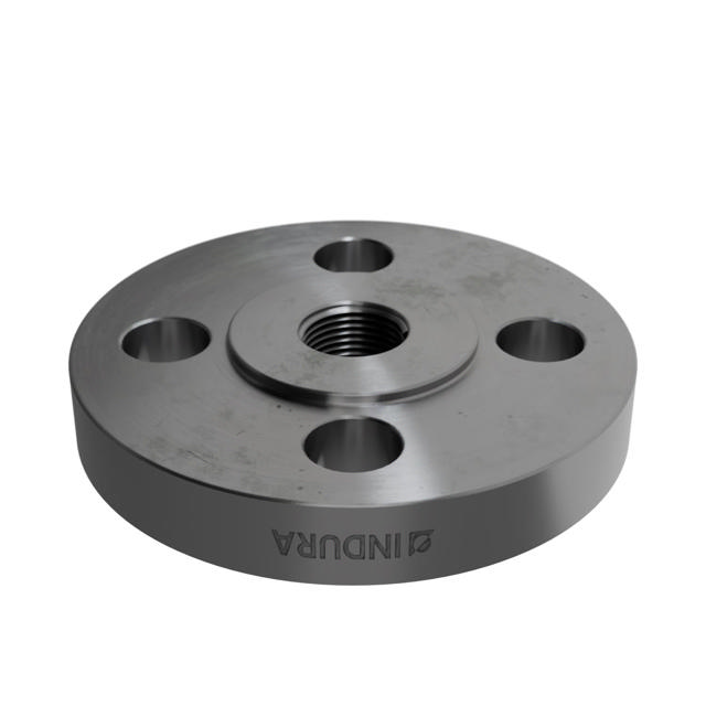 Flanges, Sort, EN 1092-1, Gevindflange, T:13, PN10-40, B1, DN10, 3/8", P250GH, 1.0460, 