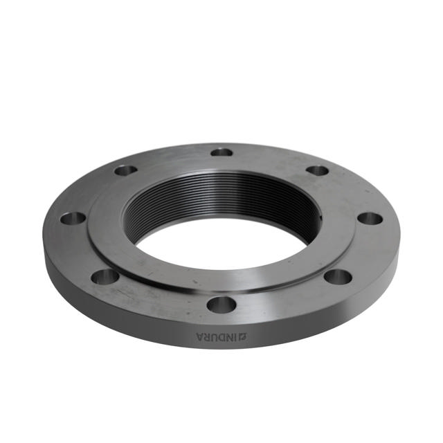 Flanges, Sort, EN 1092-1, Gevindflange, T:13, PN10-16, B1, DN125, 5", P250GH, 1.0460, 