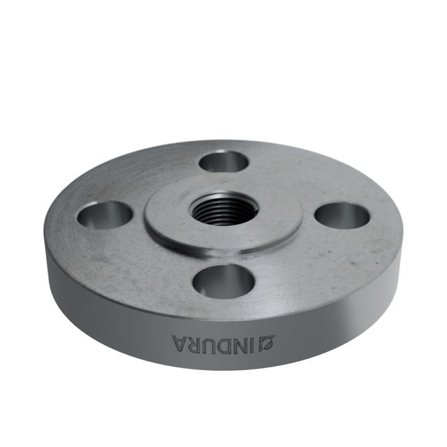 Flanges, HDG, Sort, EN 1092-1, Gevindflange, T:13, PN10-40, B1, DN10, 3/8", P250GH, 1.0460, 