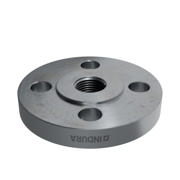 Flanges, HDG, Sort, EN 1092-1, Gevindflange, T:13, PN10-40, B1, DN15, 1/2", P250GH, 1.0460, 