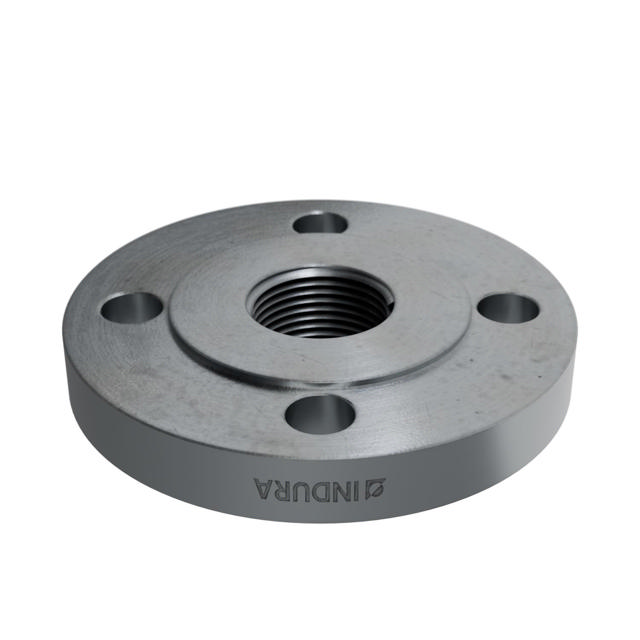 Flanges, HDG, Sort, DIN, 2566, Gevindflange, PN10-16, DN25, 1", P250GH, 1.0460