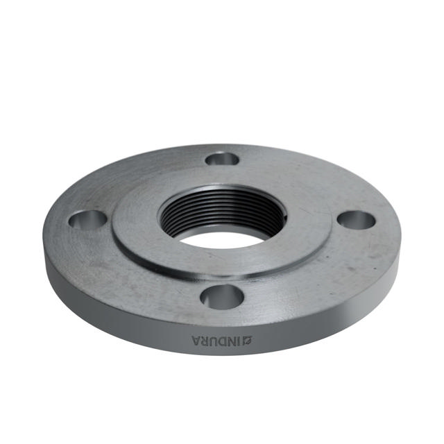 Flanges, HDG, Sort, DIN, 2566, Gevindflange, PN10-16, DN50, 2", P250GH, 1.0460