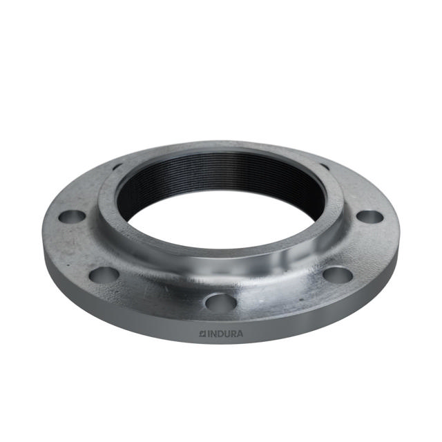 Flanges, Cynkowane ogniowo, Stal węglowa, EN 1092-1, Kołnierz gwintowany, T:13, PN10-16, B1, DN150, 6", P250GH, 1.0460, 