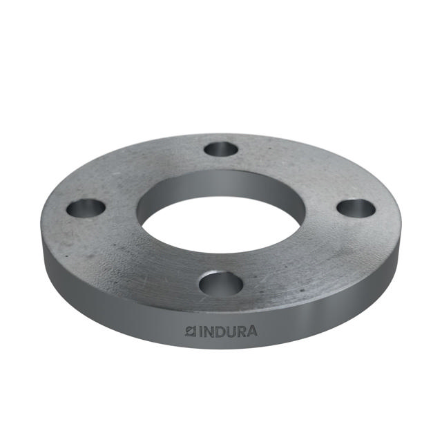 Flanges, HDG, Sort, EN 1092-1, Løsflange, T:02, PN10-16, A, DN50, 63,0, S235JR, 1.0038, 