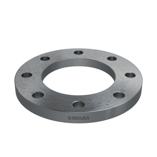 Flanges, HDG, Sort, EN 1092-1, Løsflange, T:02, PN10-16, A, DN100, 110,0, S235JR, 1.0038, 