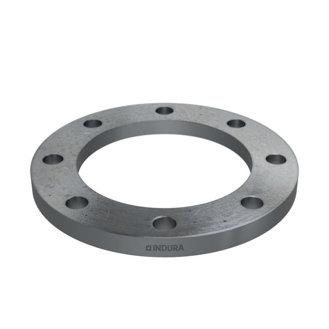 Flanges, HDG, Sort, EN 1092-1, Løsflange, T:02, PN10-16, A, DN150, 180,0, S235JR, 1.0038, 