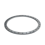 Flanges, HDG, Sort, EN 1092-1, Løsflange, T:02, PN10, A, DN1200, 1200,0, S235JR, 1.0038, 