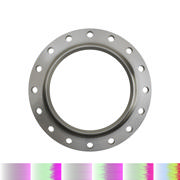 Flanges, Rustfri, EN 1092-1, Halsflange, T:11, PN16, B1, DN400, 406,4, AISI316L, 1.4404, ISO