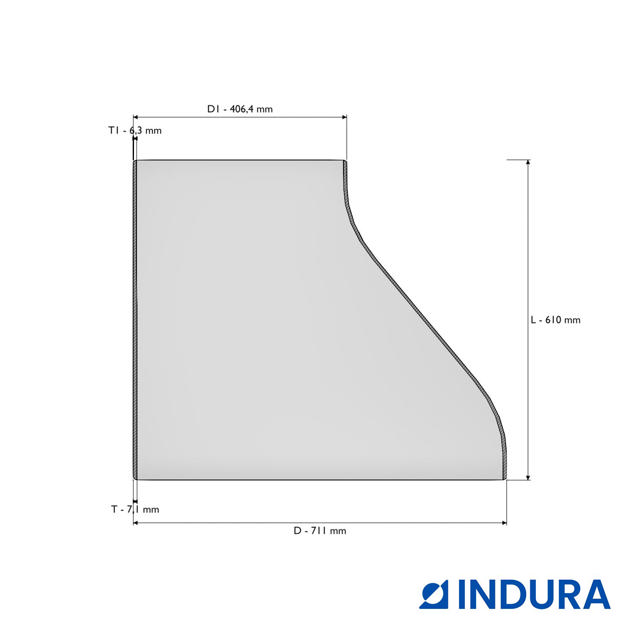 Exzentrische Reduzierung