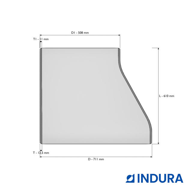 Exzentrische Reduzierung