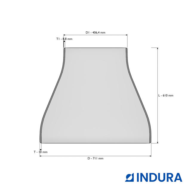 Konzentrische Reduzierung