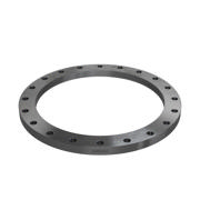 Flanges, Sort, EN 1092-1, Løsflange, T:02, PN10, A, DN600, 610,0, P250GH, 1.0460, ISO