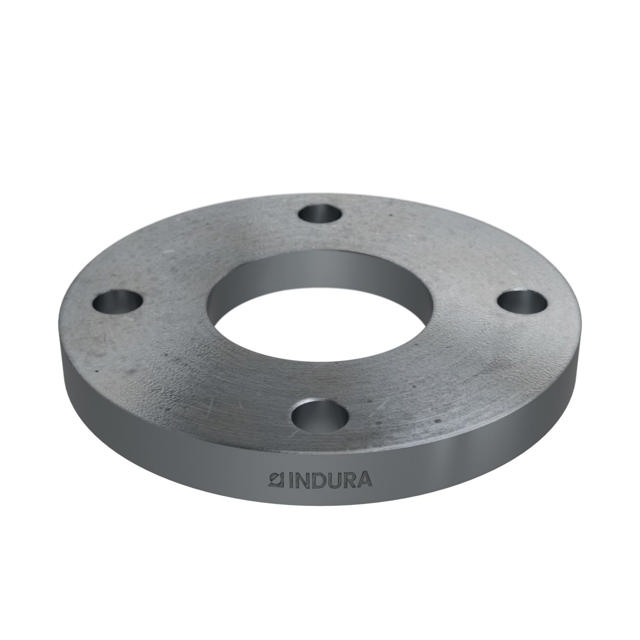 Flanges, HDG, Sort, EN 1092-1, Løsflange, T:02, PN10-16, A, DN65, 76,1, S235JR, 1.0038, ISO