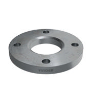 Flanges, HDG, Sort, EN 1092-1, Løsflange, T:02, PN10-16, A, DN65, 76,1, S235JR, 1.0038, ISO