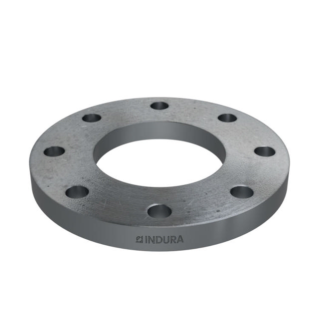 Flanges, HDG, Sort, EN 1092-1, Løsflange, T:02, PN10-16, A, DN100, 108,0, S235JR, 1.0038, MET