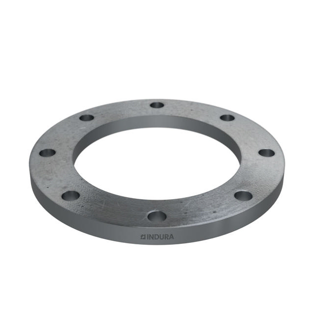 Flanges, HDG, Sort, EN 1092-1, Løsflange, T:02, PN10, A, DN200, 219,1, S235JR, 1.0038, ISO