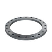 Flanges, HDG, Sort, EN 1092-1, Løsflange, T:02, PN10, A, DN500, 508,0, S235JR, 1.0038, ISO